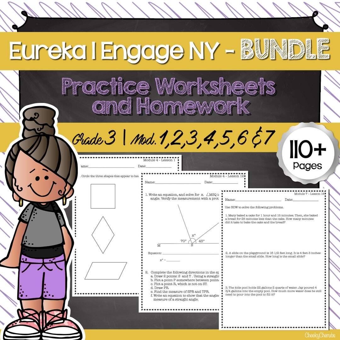 Eureka Math Engage NY Extra Worksheets For 3rd Grade BUNDLE all Modules Etsy Hong Kong