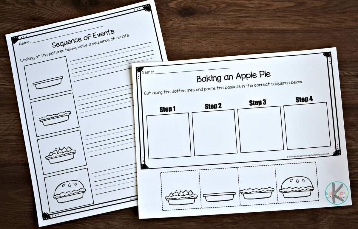 Fall Sequencing Worksheets Fall Sequencing Worksheets