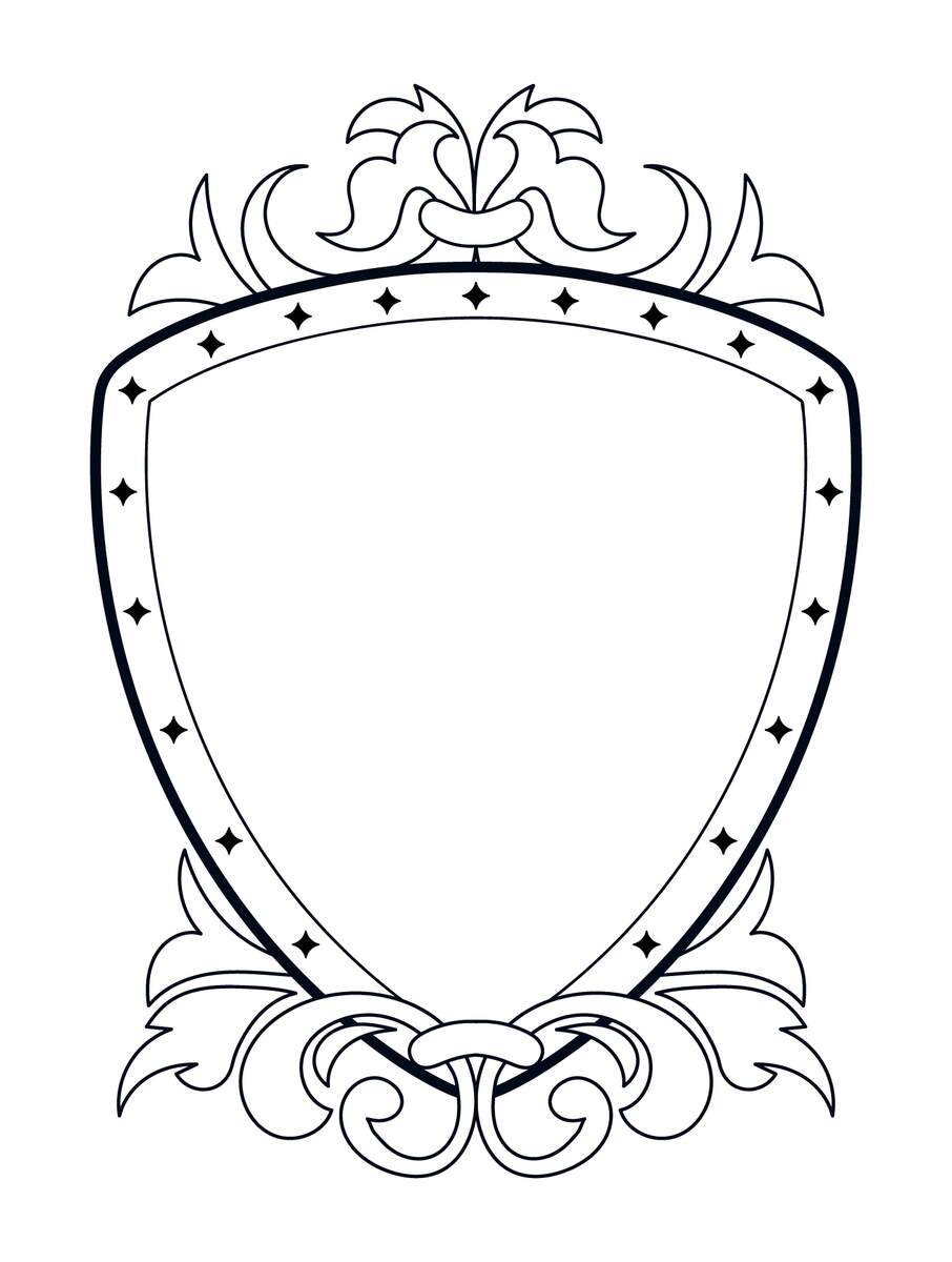 Family Crest Shield 10 Free PDF Printables Printablee Family Crest Shield 10 Free PDF Printables Printablee