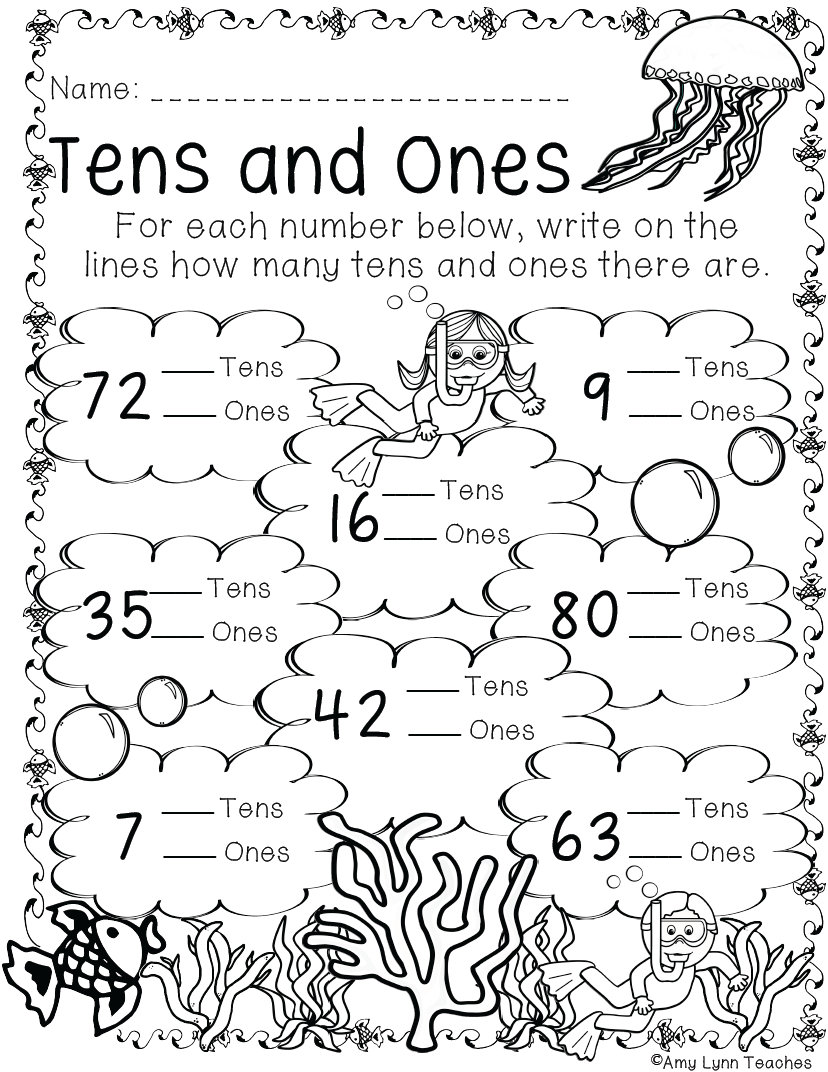 First Grade Ocean Themed Worksheets 100 Standards Aligned Printables Made By Teachers