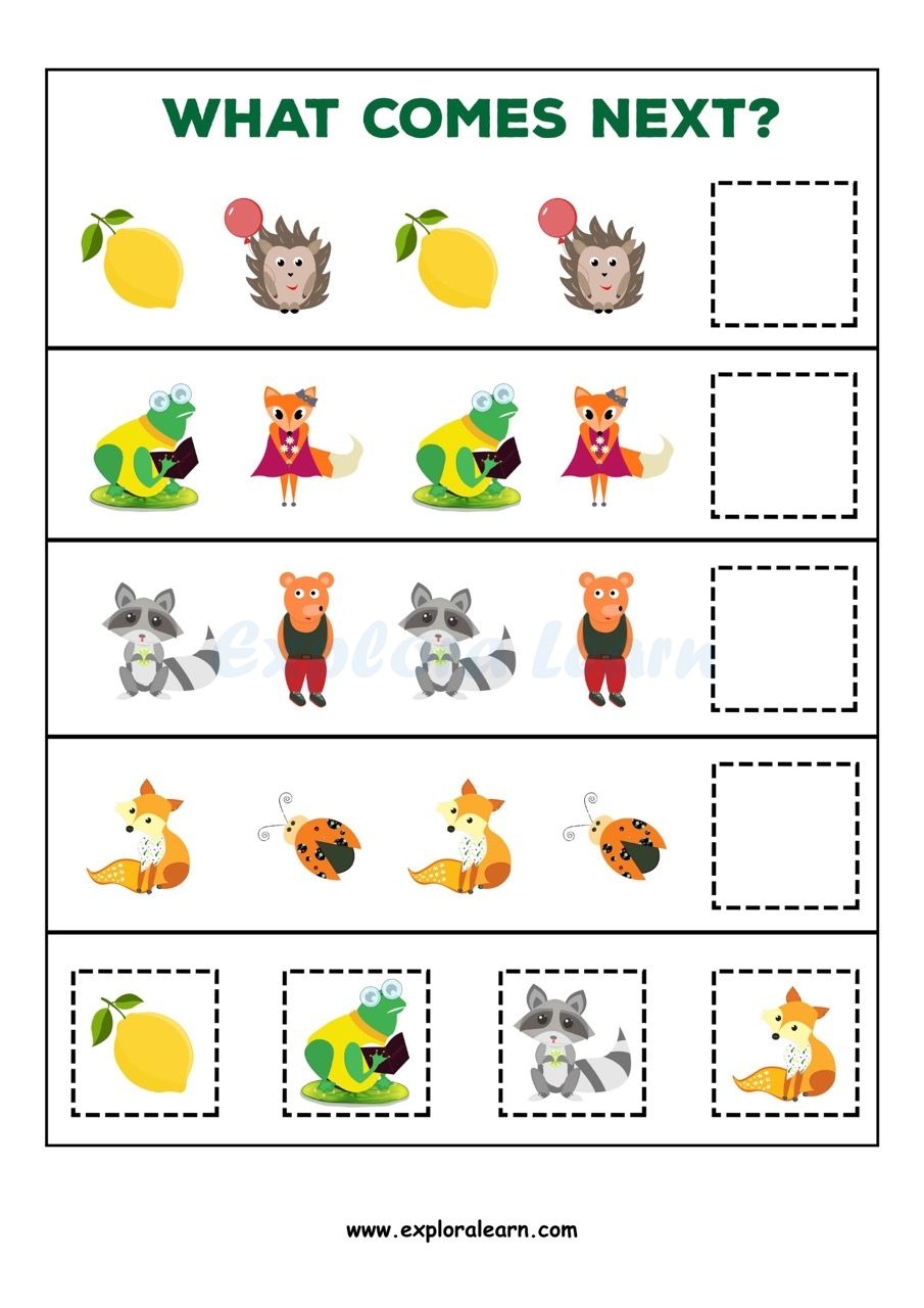 Focus Attention Worksheets For ADHD Autism