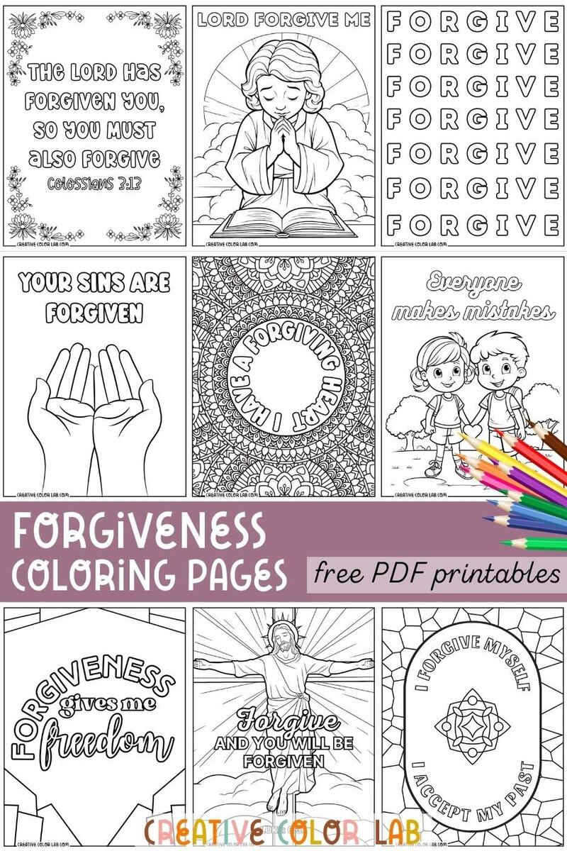 Forgiveness Scripture Coloring Wheel Printable Bible Activity Forgiveness Kids Bible Lesson Memory Game Sunday School Etsy Israel