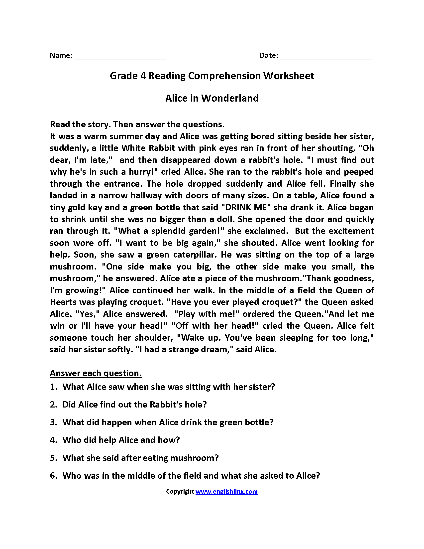 Fourth Grade Reading Worksheets Improve Fluency Comprehension Free Printable Fourth Grade Reading Comprehension Worksheet Download Free Printable Fourth Grade Reading Comprehension Worksheet Png Images Free Worksheets On Clipart Library
