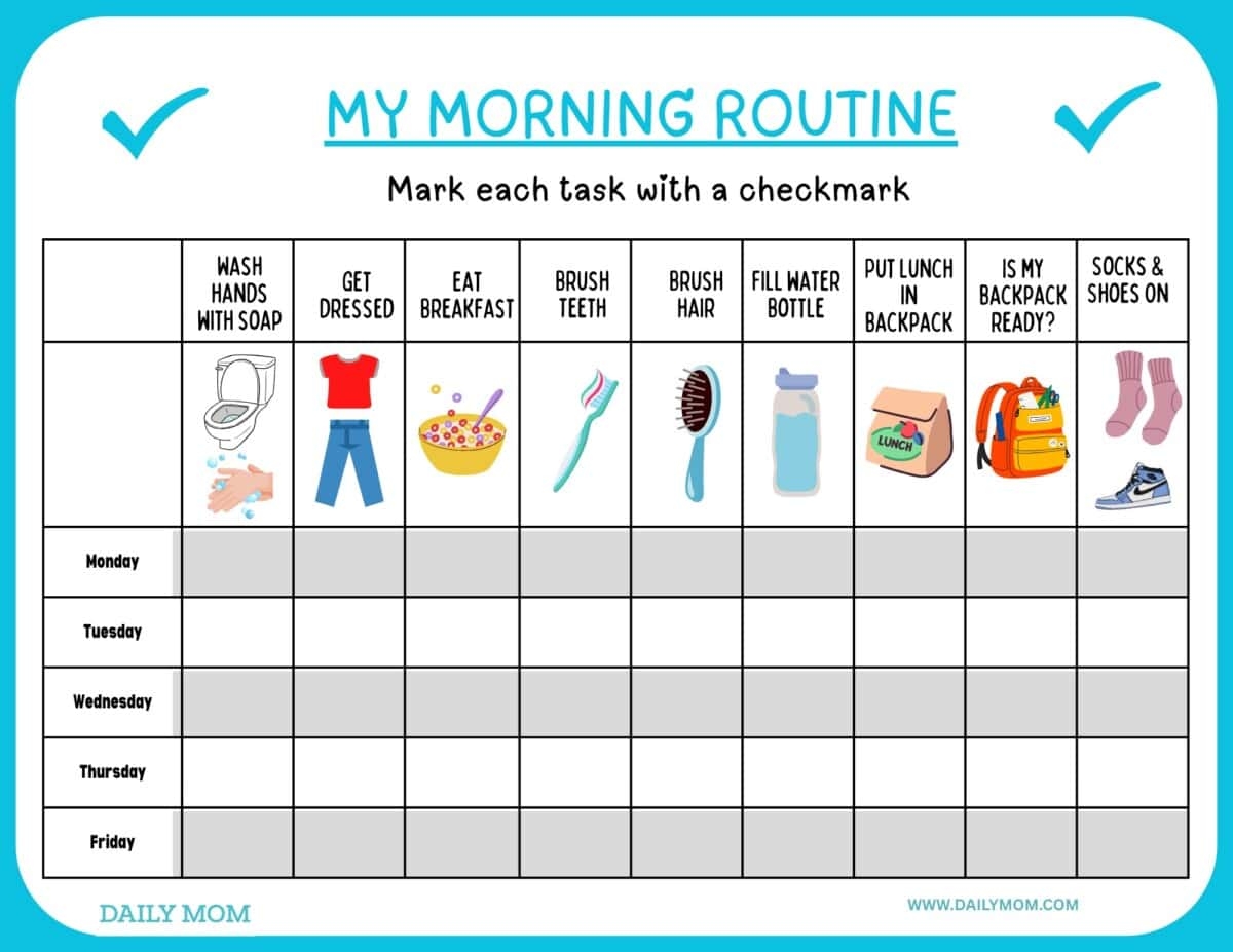 Free Afterschool Schedule Template Printable Routine Free Afterschool Schedule Template Printable Routine