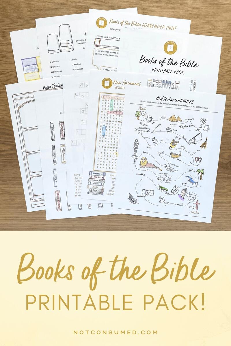 FREE Books Of The Bible Printable 7 Ways To Make Memorizing Fun FREE Books Of The Bible Printable 7 Ways To Make Memorizing Fun