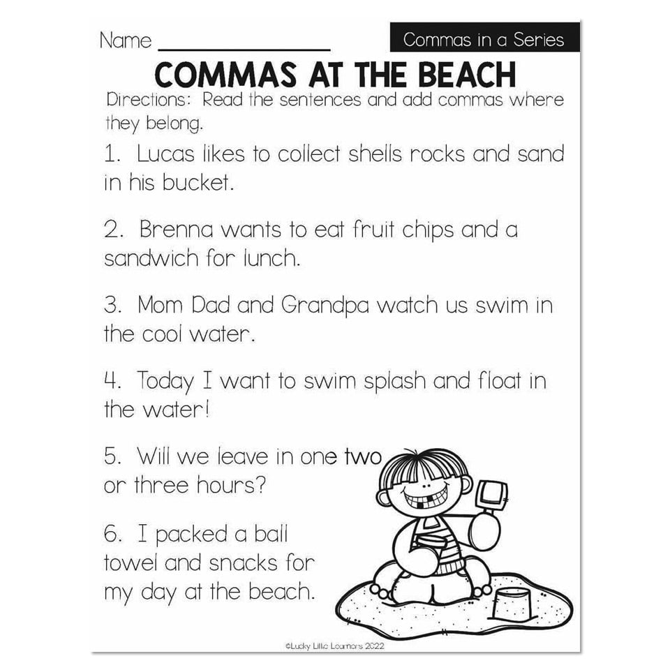 Free Commas In A Series Worksheet Download Free Commas In A Series Worksheet Png Images Free Worksheets On Clipart Library Free Commas In A Series Worksheet Download Free Commas In A Series Worksheet Png Images Free Worksheets On Clipart Library
