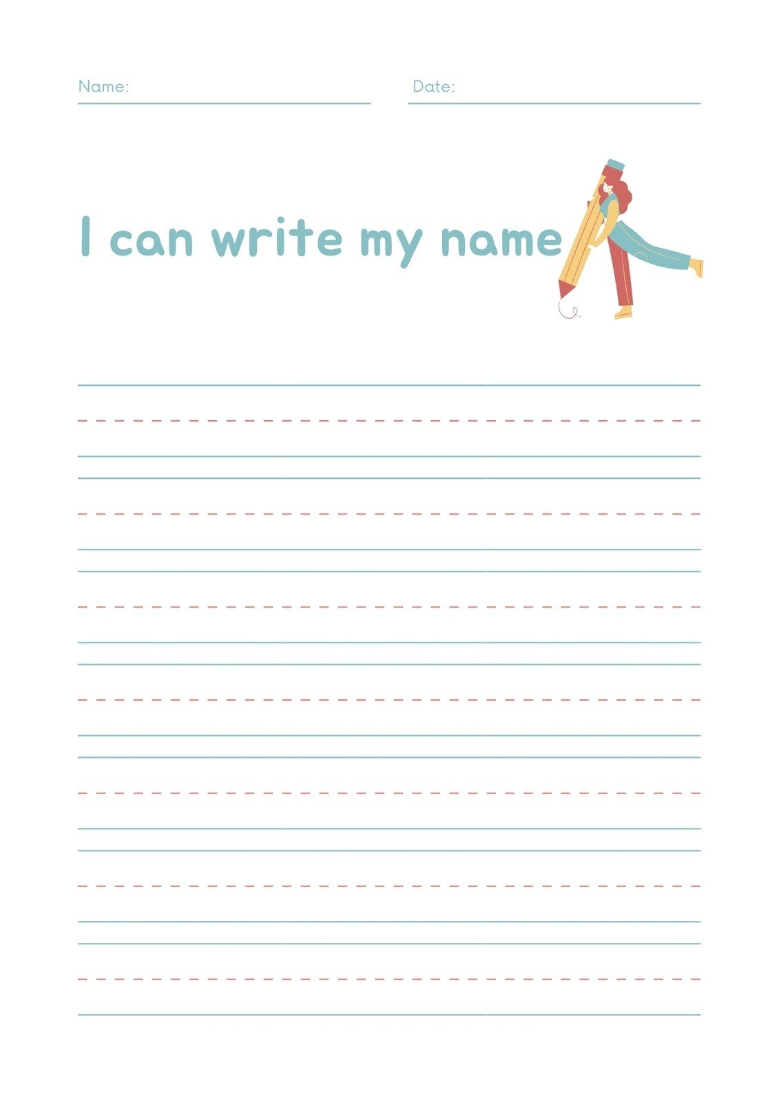Editable Cut And Paste Build Your Name Worksheets