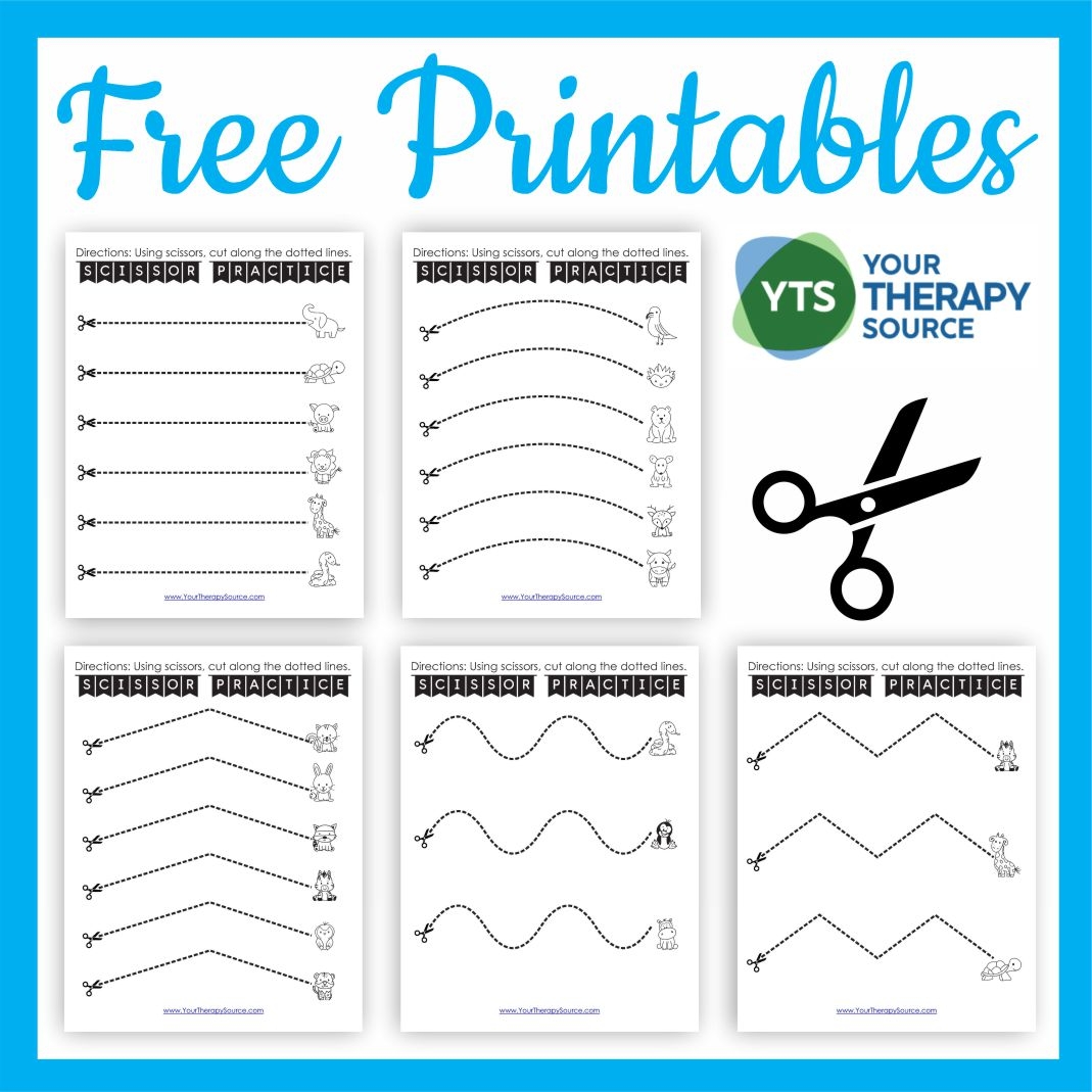 Free Cutting Worksheets For Fine Motor Skills Your Therapy Source Fine Motor Skills Practice Worksheet Have Fun Teaching