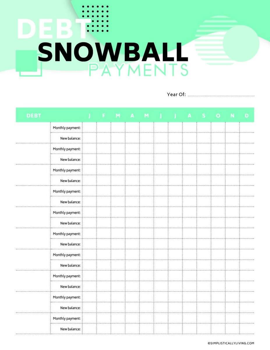 Printable Dave Ramsey Cash Budgeting Snowball Your Debt Worksheet Etsy Israel