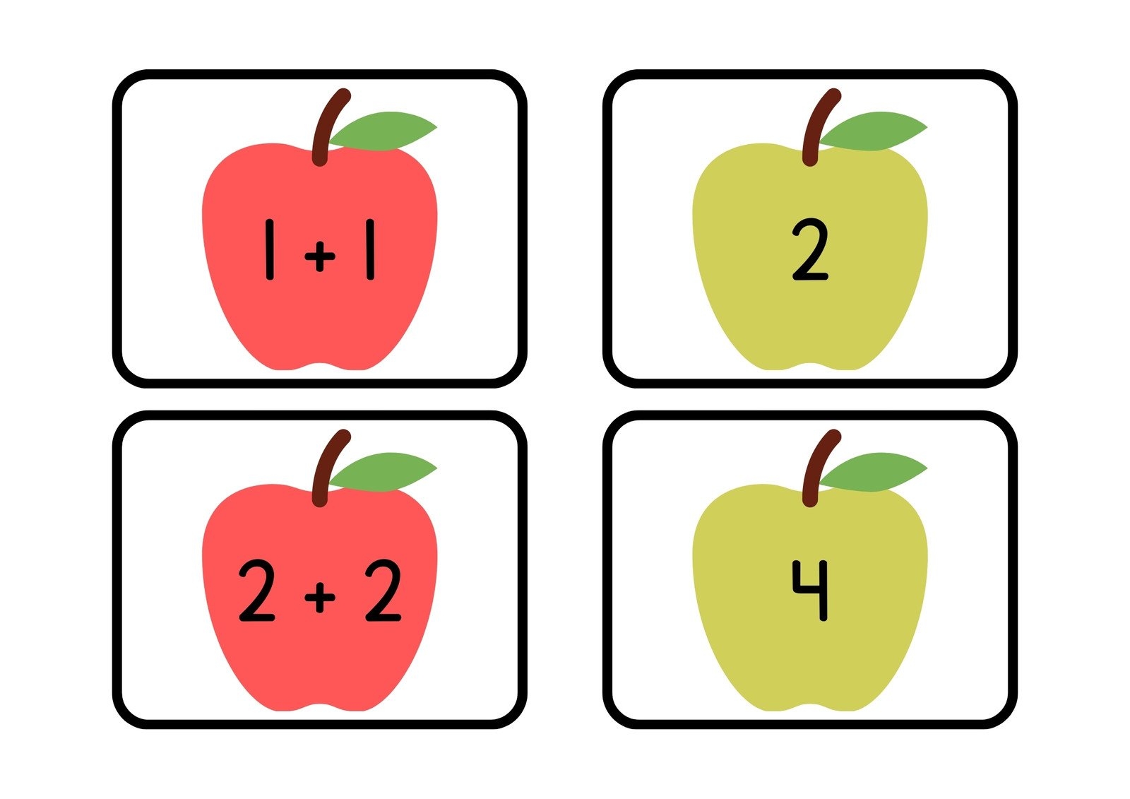 Free Math Flashcard Templates To Edit And Print Canva Free Math Flashcard Templates To Edit And Print Canva