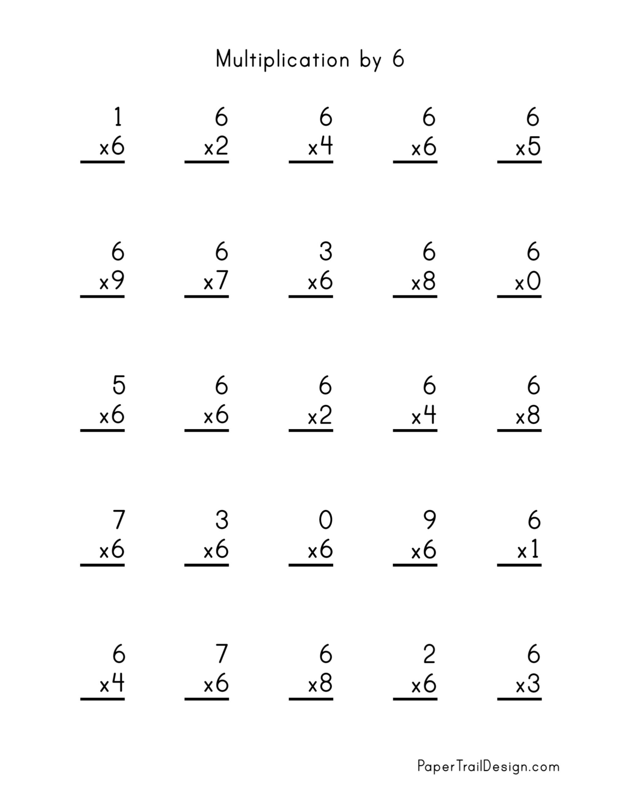 Free Multiplication Worksheets 1 12 Paper Trail Design Multiplication Worksheets Get A Free Bundle Of 11 Practice Pages