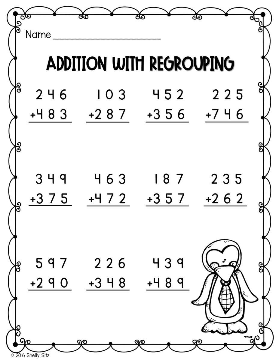 Free Penguin Math Worksheets For Second Grade Second Grade Teaching Blog Free Penguin Math Worksheets For Second Grade Second Grade Teaching Blog