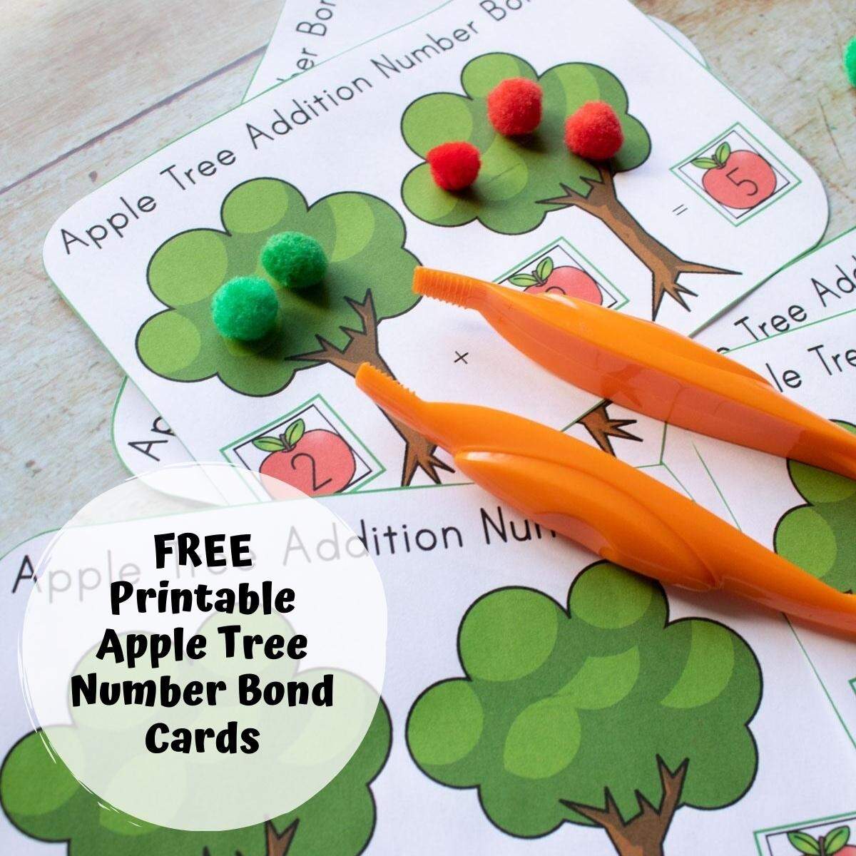 FREE Printable Apple Tree Number Bonds To 5 Activity Cards Number Bond Template Free Printables Superstar Worksheets