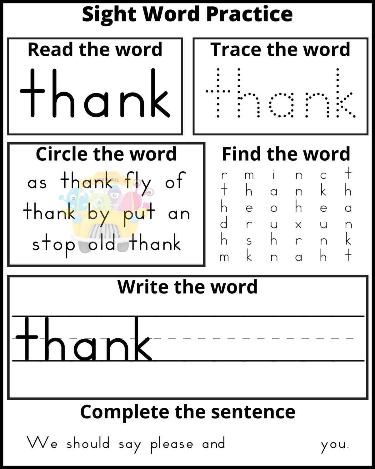 Free Printable First Grade Sight Word Practice Sheets Frugal Mom Eh Free Printable First Grade Sight Words Worksheets