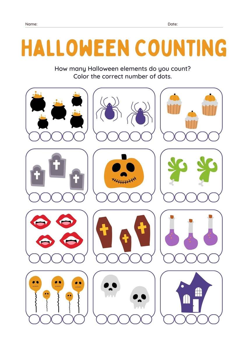 Free Printable Halloween Worksheet Templates To Edit Canva Free Printable Halloween Worksheet Templates To Edit Canva