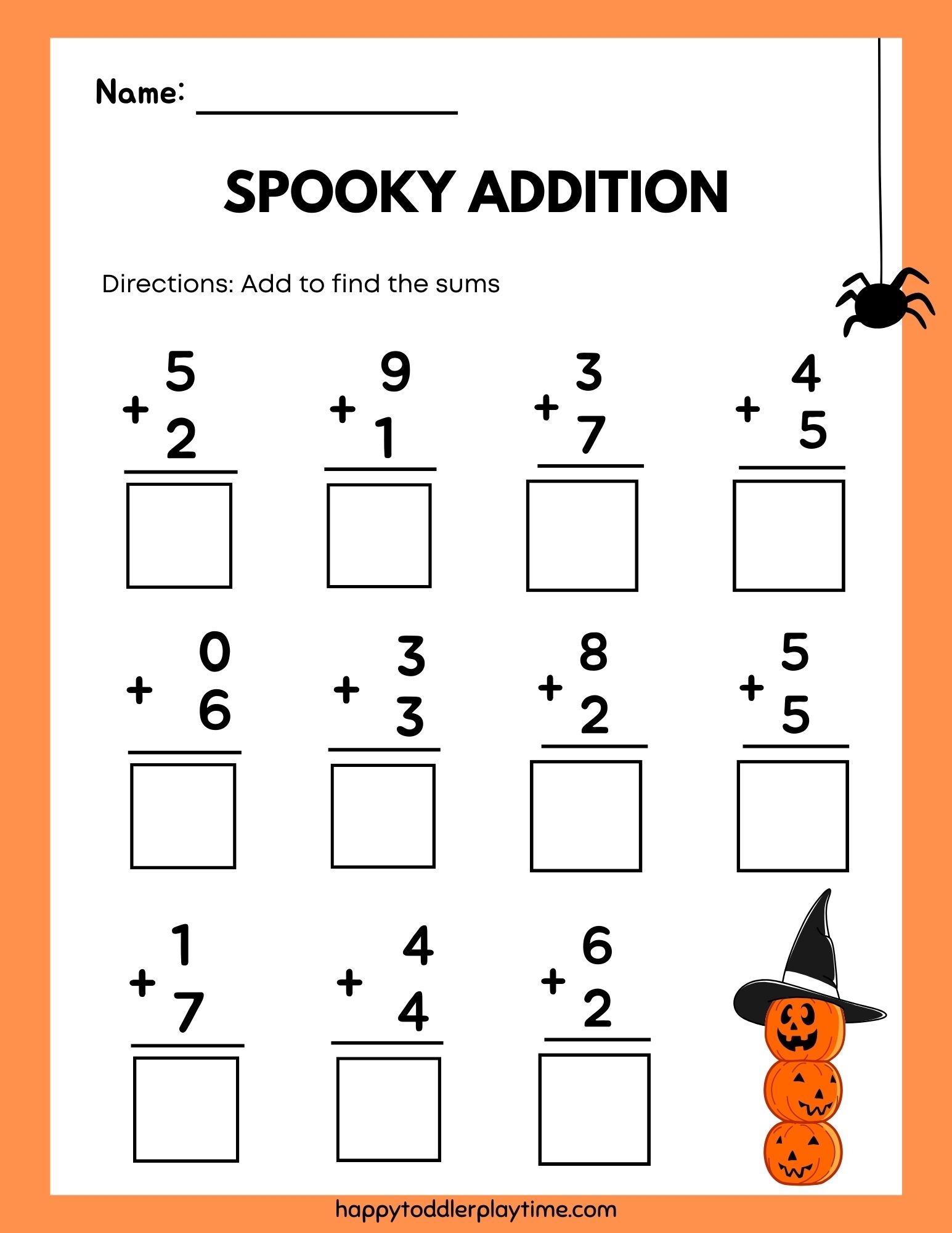 Free Printable Kindergarten Counting Worksheets Happy Toddler Playtime Read And Color Worksheet Free Printable Digital PDF