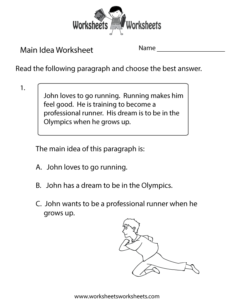 Free Printable Main Idea Practice Worksheet 3 Free Main Idea And Supporting Details Graphic Organizers Teaching Made Practical