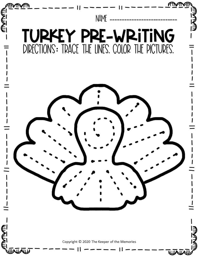 Free Printable Pre Writing Fall Preschool Worksheets Free Printable Pre Writing Fall Preschool Worksheets