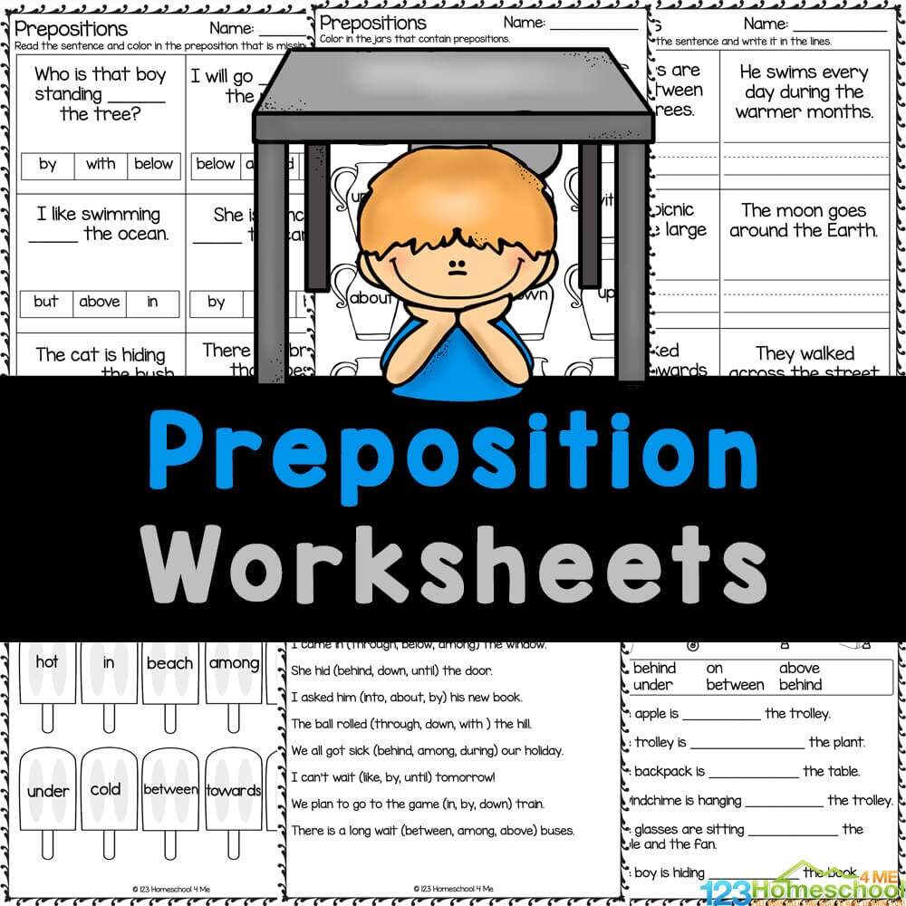 FREE Printable Preposition Exercises Worksheets FREE Printable Preposition Exercises Worksheets