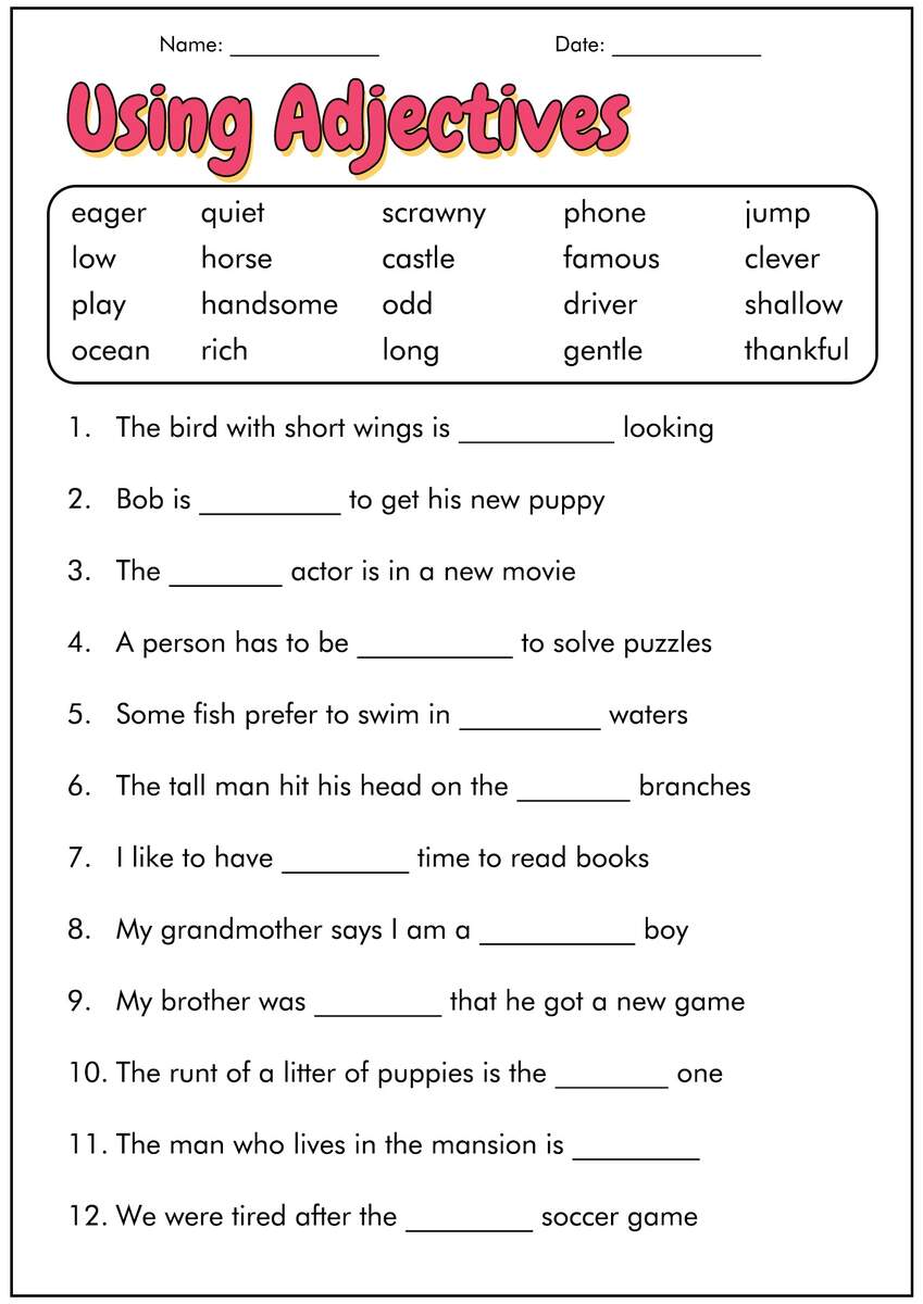 Free Printable Worksheet For 4th Grade Language Arts Download Free Printable Worksheet For 4th Grade Language Arts Png Images Free Worksheets On Clipart Library