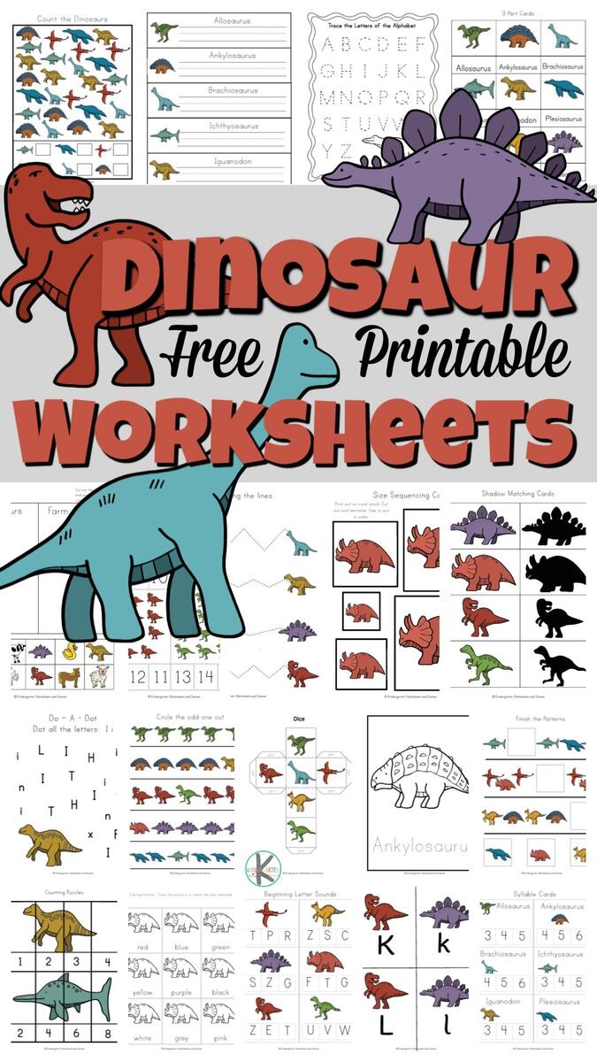 Free Printables Dinosaur Worksheets Dinosaur Color By Number Worksheet Free Printable Digital PDF