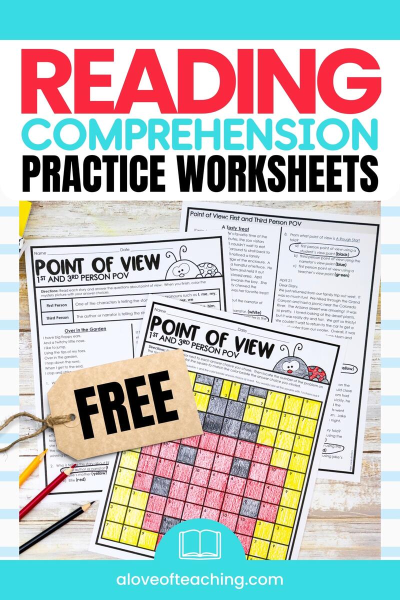 FREE Reading Comprehension Practice Worksheets A Love Of Teaching Kim Miller FREE Reading Comprehension Practice Worksheets A Love Of Teaching Kim Miller