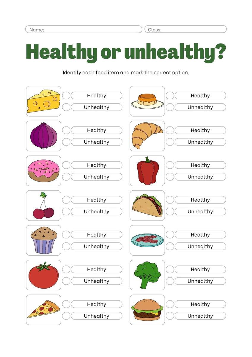 Free To Customize And Print Food Worksheet Templates Canva Free To Customize And Print Food Worksheet Templates Canva