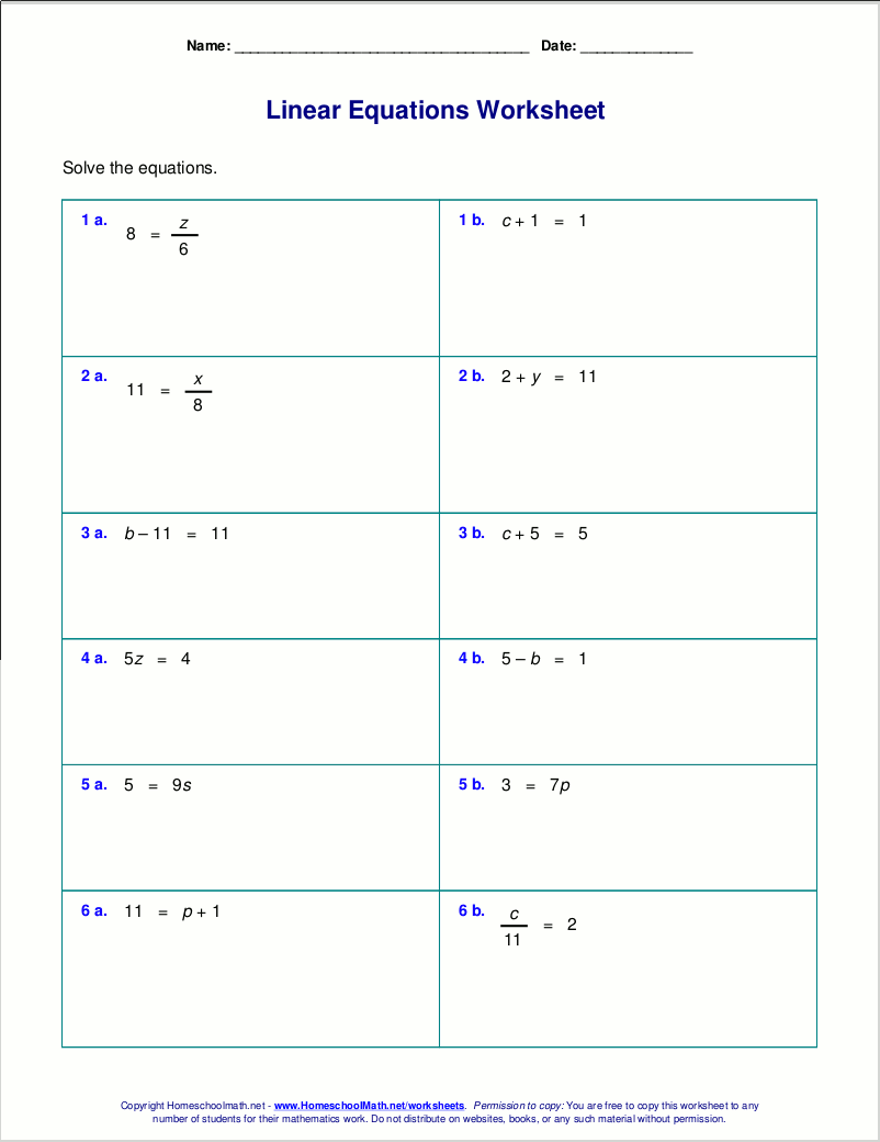 50 Two Step Equations Worksheet Samples To Download In PDF