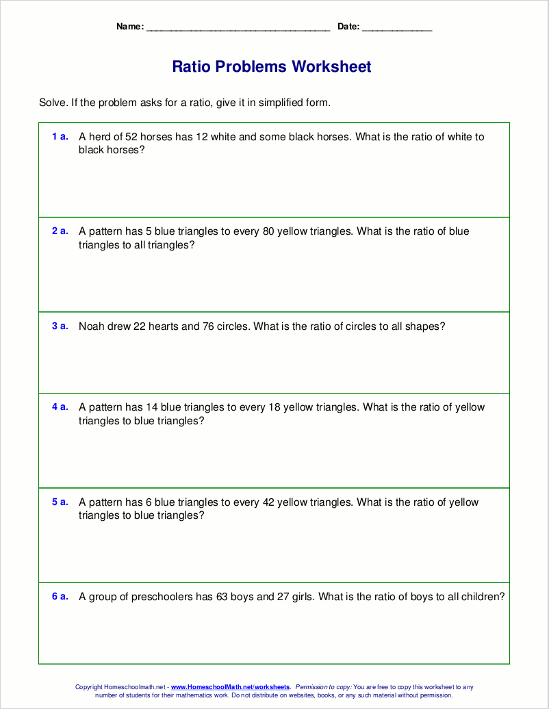 Free Worksheets For Ratio Word Problems Simplifying Ratios Worksheet Fun And Engaging 6th Grade PDF Worksheets Cazoom Math
