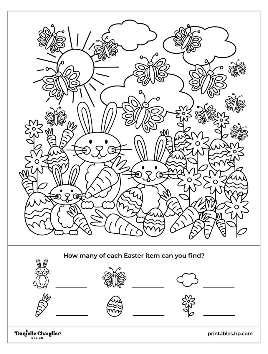 Games Puzzles Pin The Tail On The Bunny Printables Free Coloring Pages Learning Worksheets HP Official Site