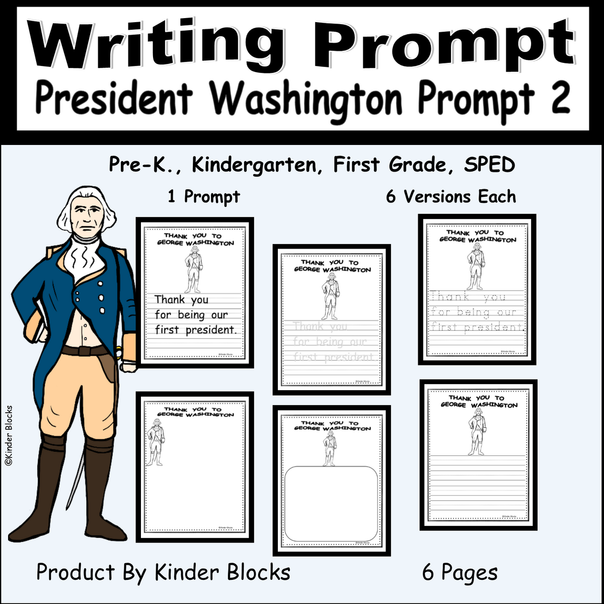 George Washington Writing Prompt 2 Classful