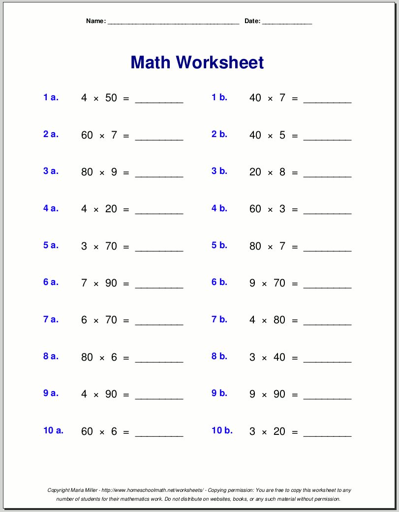 Grade 4 Multiplication Worksheets FREE PRINTABLE MULTIPLICATION WORKSHEETS WonkyWonderful
