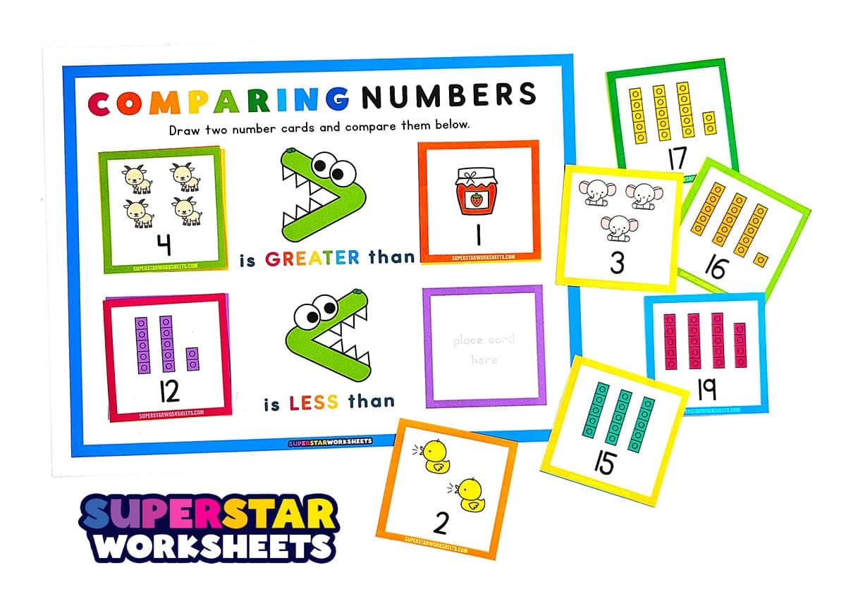 Greater Than Sign Less Than Sign Superstar Worksheets Greater Than Sign Less Than Sign Superstar Worksheets