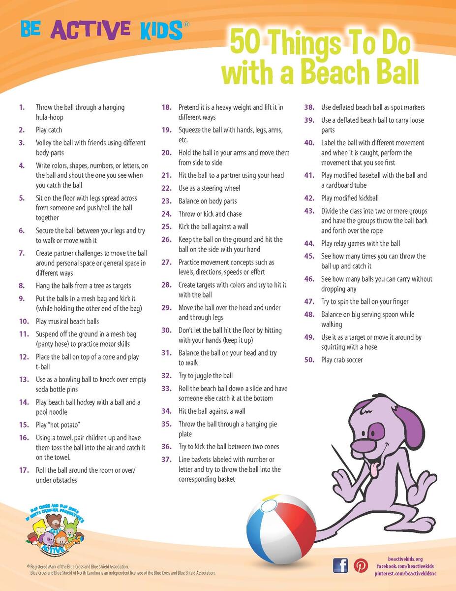 Handouts BeActiveKids