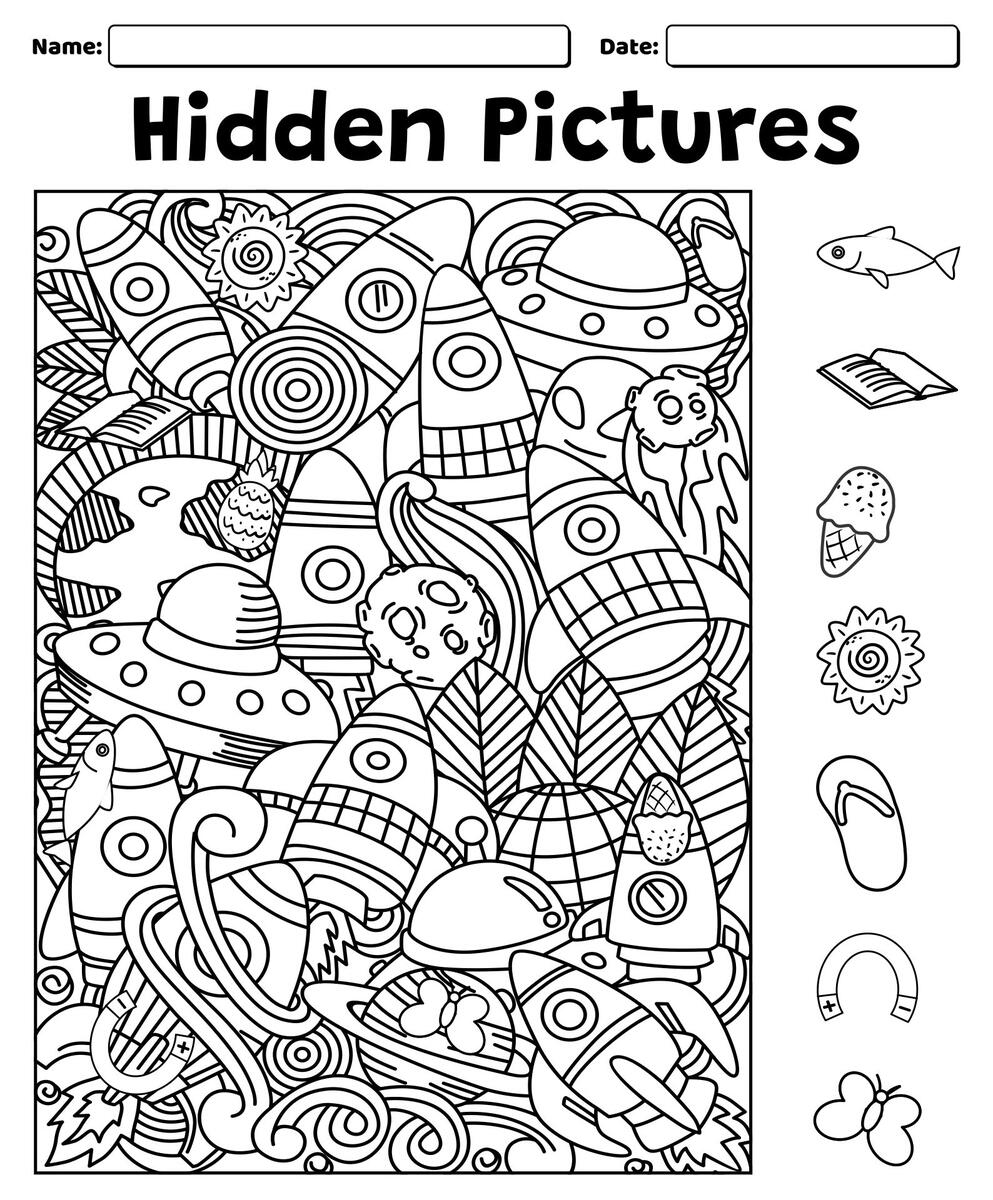 Hidden Object Pages Adults 6 Free PDF Printables Printablee Hidden Object Pages Adults 6 Free PDF Printables Printablee