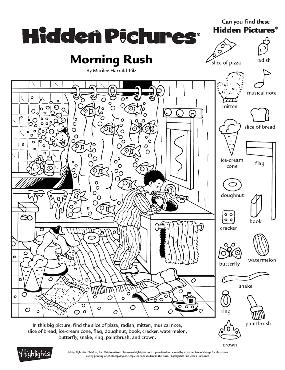 Highlights Hidden Pictures Printable Worksheets Library HIDDEN IN PLAIN SIGHT Tormod Granheim