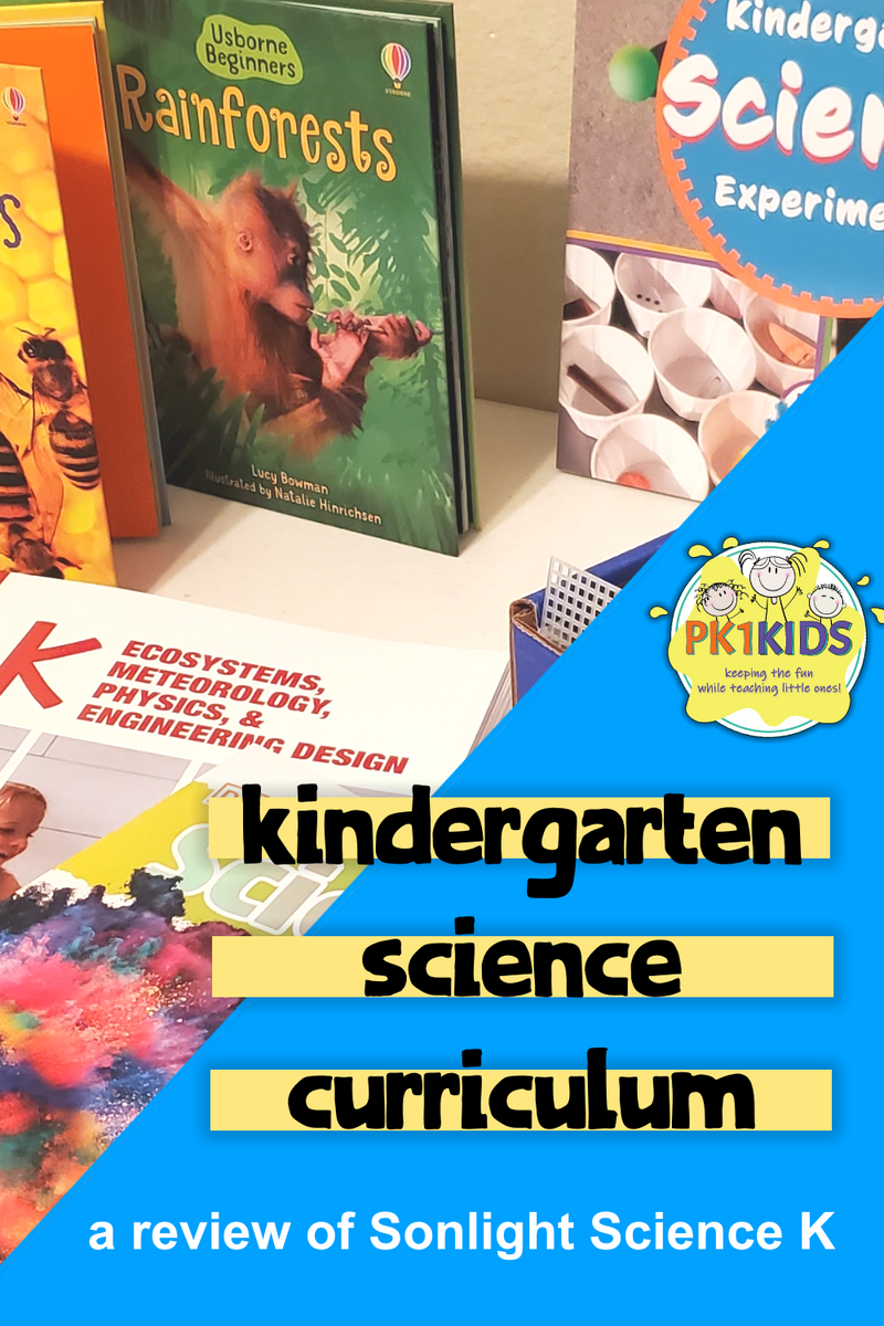 Homeschool Kindergarten Science With A Curriculum Kit From Sonlight PK1Kids