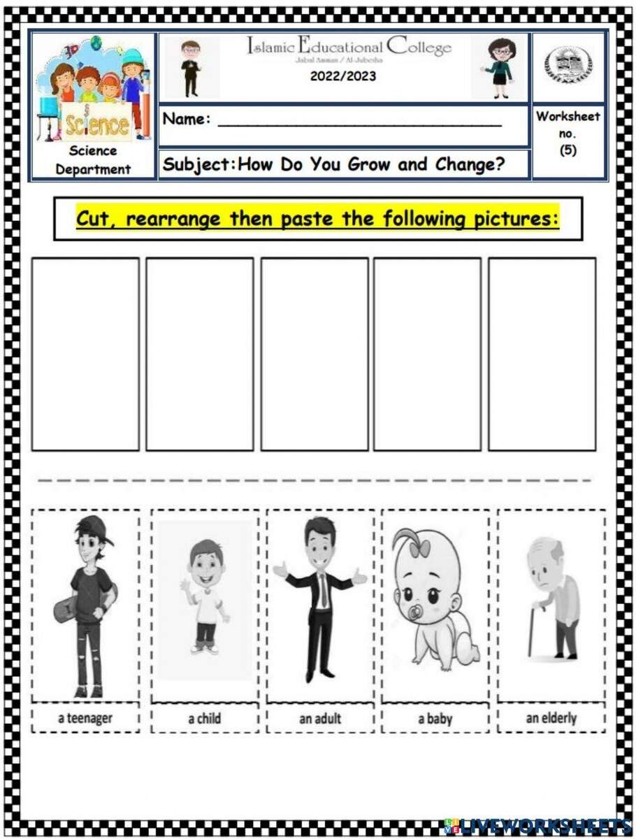 How Do You Grow And Change Worksheet Worksheets Library How Do You Grow And Change Worksheet Worksheets Library