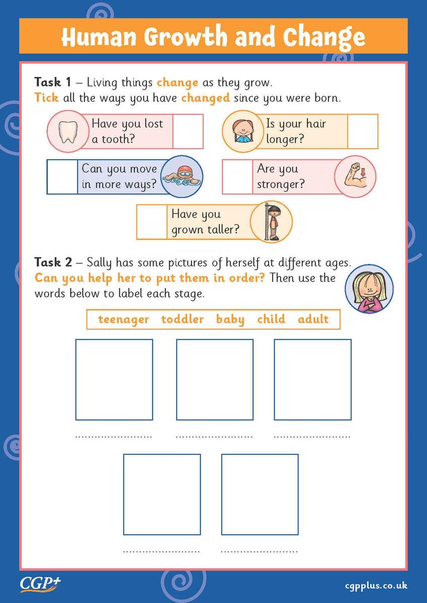 Human Growth And Change Year 2 CGP Plus Worksheets Library Human Growth And Change Year 2 CGP Plus Worksheets Library