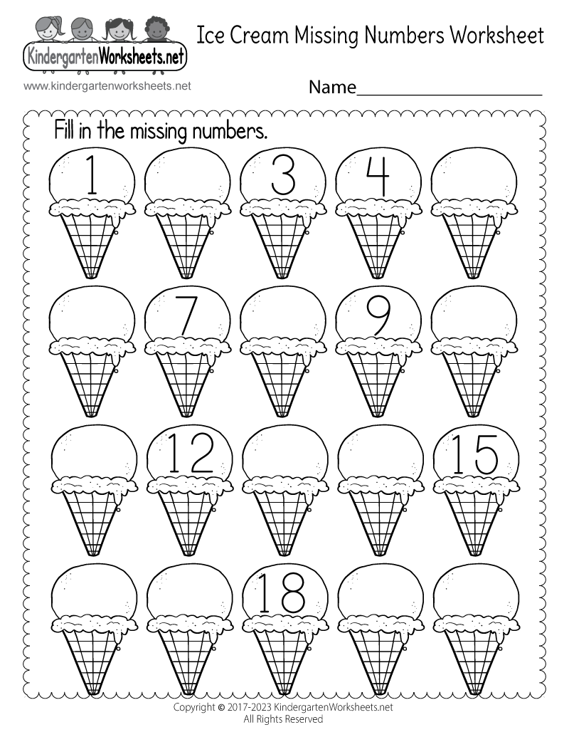 Counting Games For Kindergarten 1 20 Workheets
