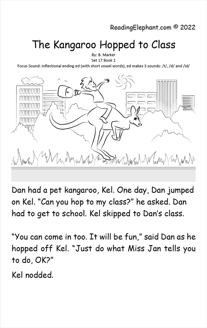 Inflectional Ending Ed Books Reading Elephant Inflectional Ending Ed Books Reading Elephant