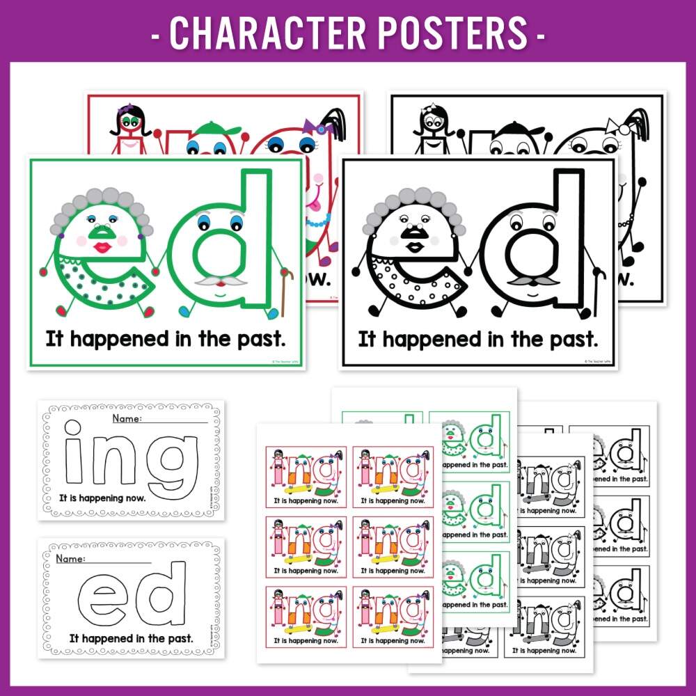 Inflectional Word Endings Ed Ing The Teacher Wife Inflectional Word Endings Ed Ing The Teacher Wife