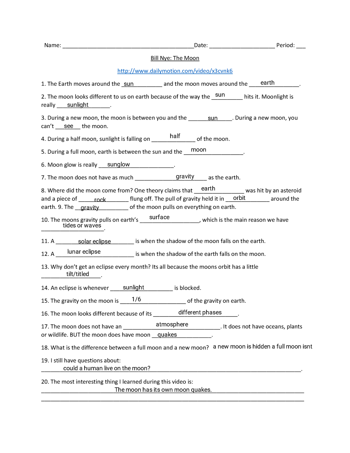 Kami Export Bill Nye The Moon Worksheet Name Studocu Worksheets Library Free Bill Nye Space Exploration Worksheet Download Free Bill Nye Space Exploration Worksheet Png Images Free Worksheets On Clipart Library