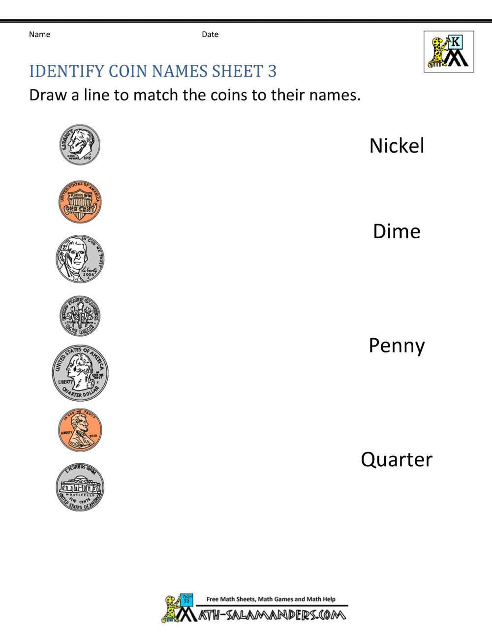 Kindergarten Money Worksheets 1st Grade Kindergarten Money Worksheets 1st Grade