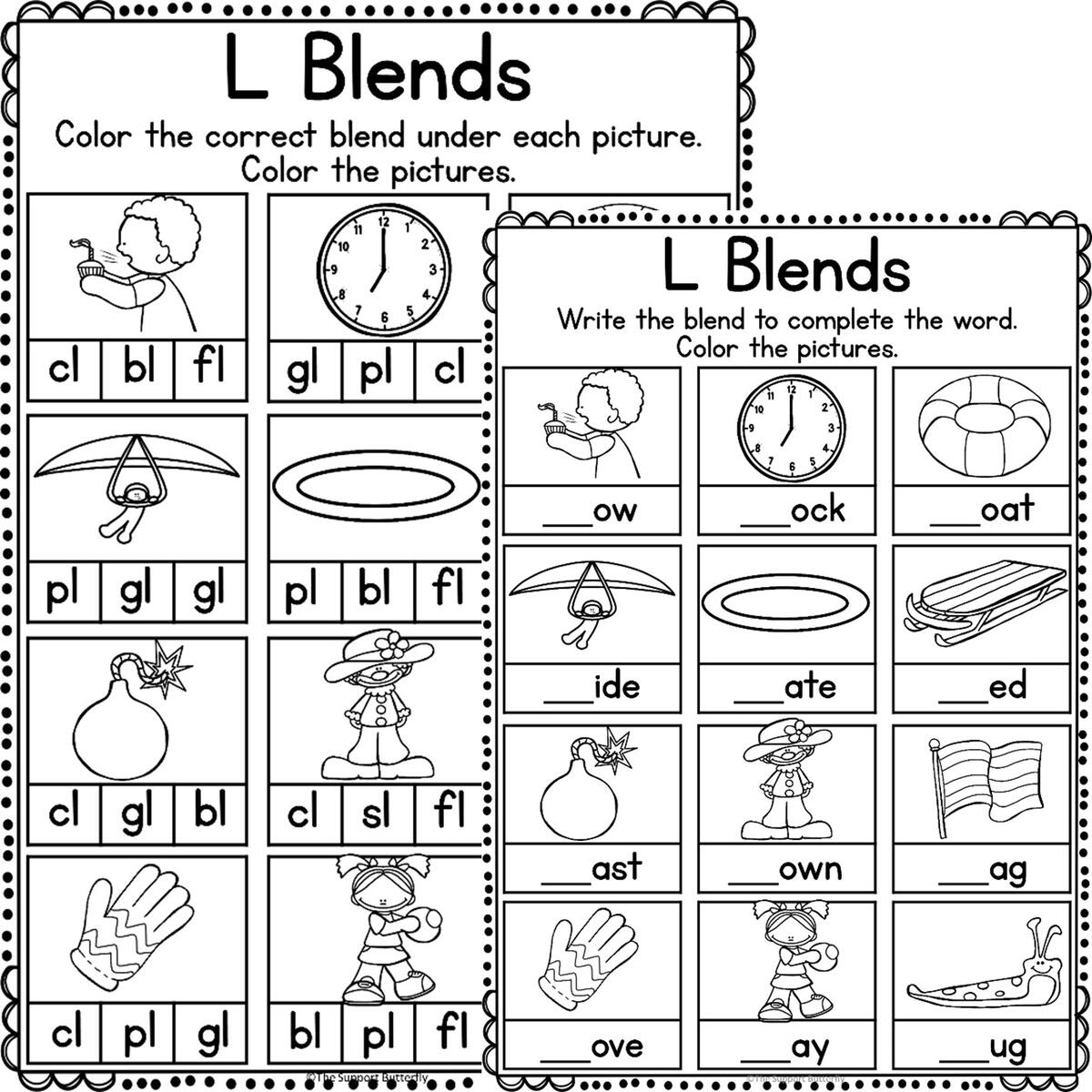 L Blends Activities And Worksheets Made By Teachers L Blends Activities And Worksheets Made By Teachers
