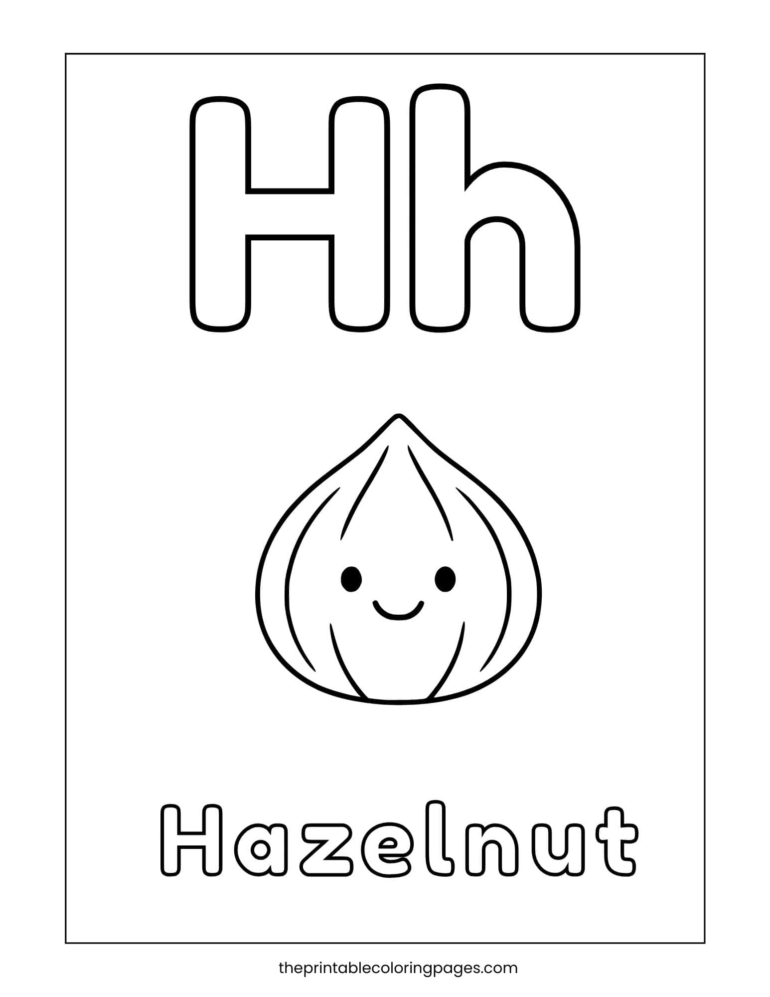 Letter H Coloring Pages For Kids The Printable Coloring Pages Cartoon Letter H Stock Vector Images Alamy
