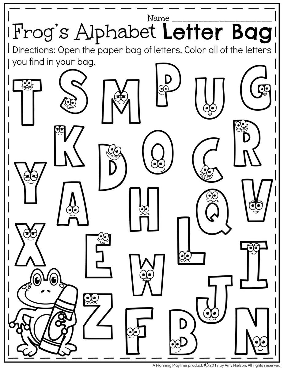 Letter Recognition Worksheets Planning Playtime Summer Lemonade Fun Letter Recognition Worksheets Pdf Set For FREE