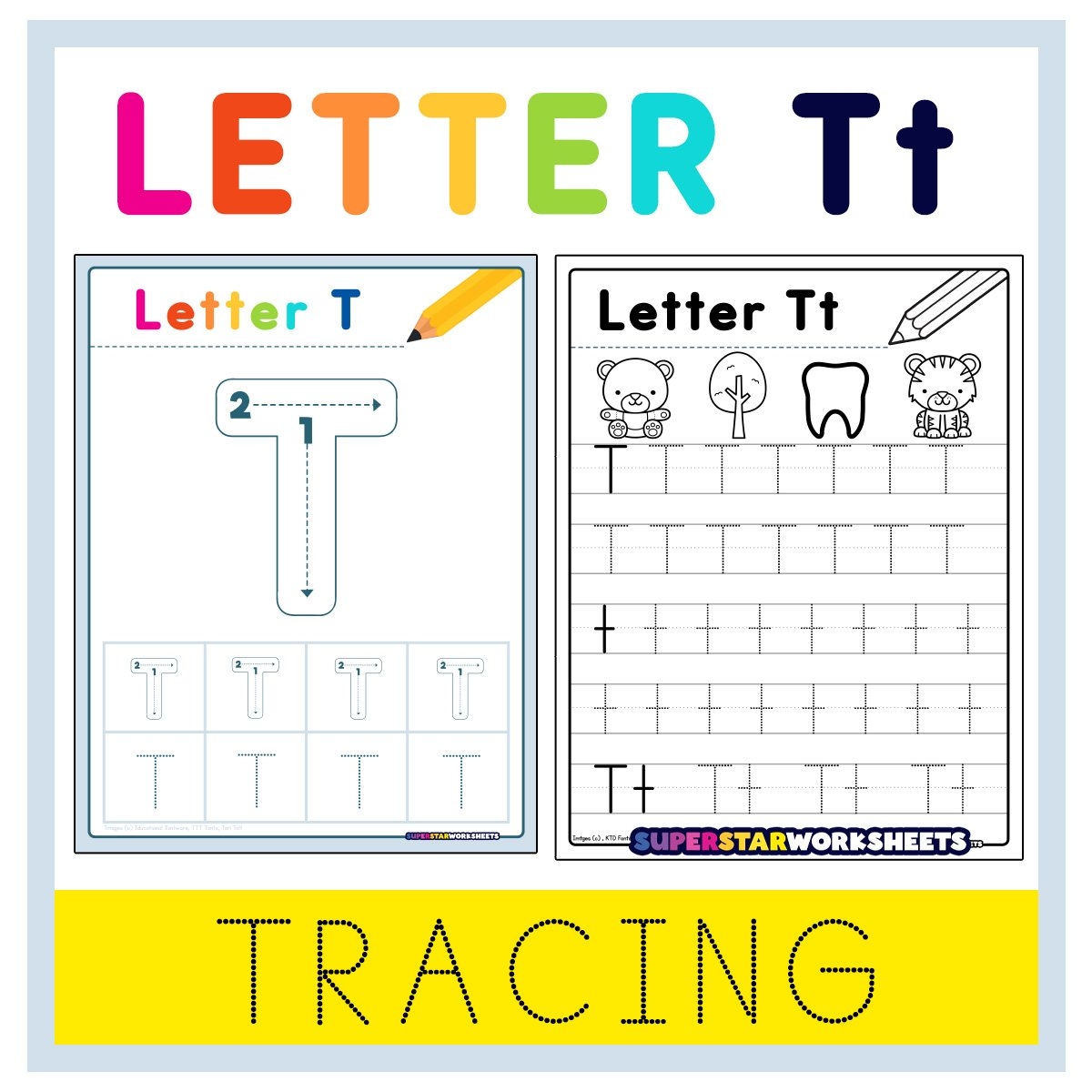 Letter T Tracing Worksheets Superstar Worksheets Letter T Tracing Worksheets Superstar Worksheets