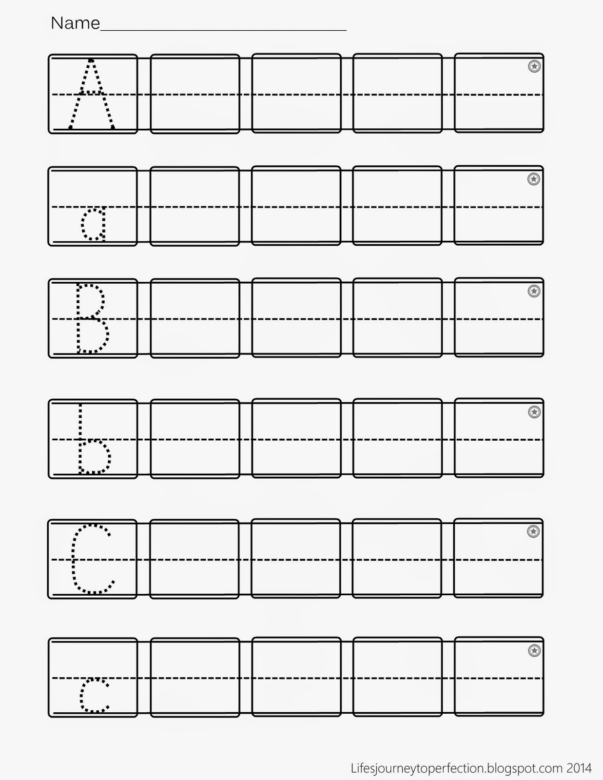 Life S Journey To Perfection Preschool Practice ABC Writing Worksheet Printables Life S Journey To Perfection Preschool Practice ABC Writing Worksheet Printables
