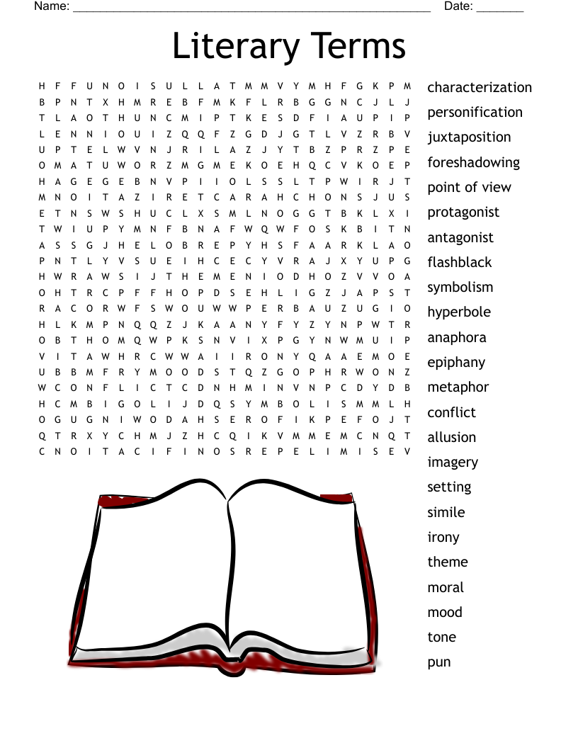Literary Elements Review Worksheet WordMint Literary Elements Review Worksheet WordMint